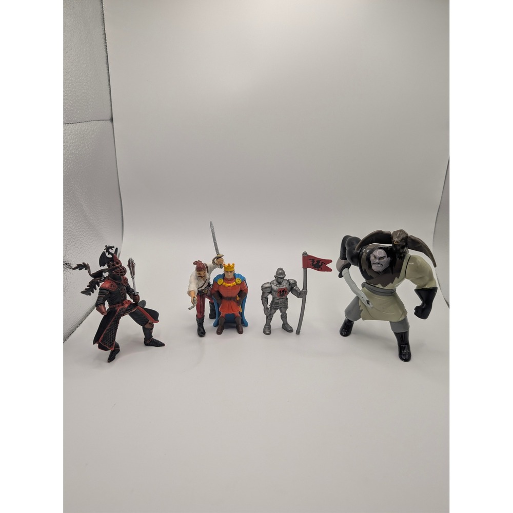 Disney Action Figure Lot Multicolor Mulan Shan Yu King Knight Pirate